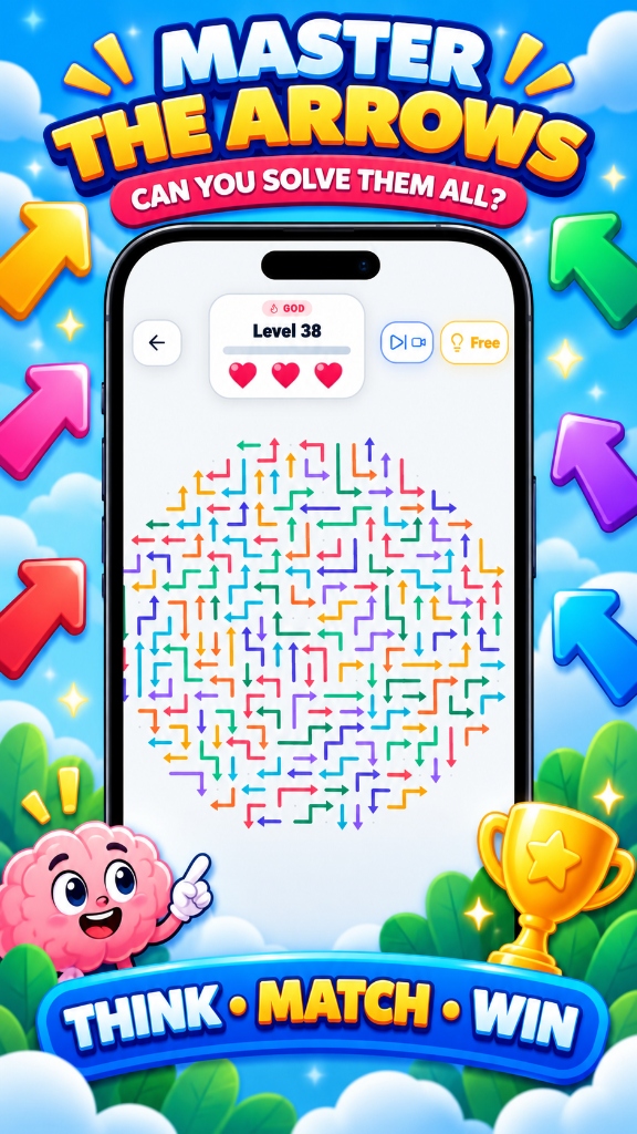 Arrow Nest Master The Arrows - Level 38 In-Game Screenshot